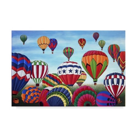 Carol J Rupp 'Mass Ascension' Canvas Art,22x32